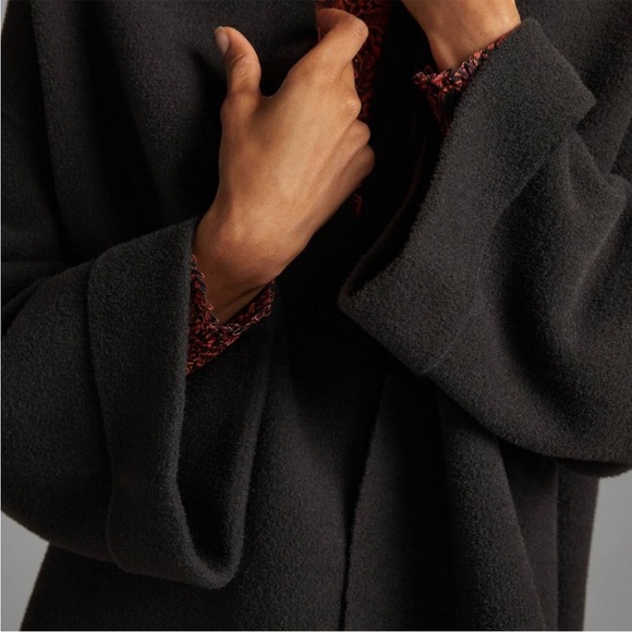 ANTHROPOLOGY MAEVE Brown Chocolate Clara Shawl Cardigan - Picture 9 of 11